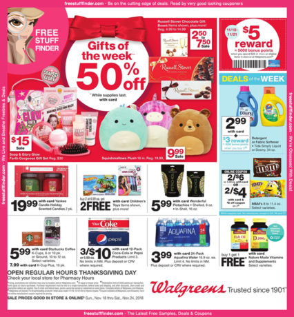 *HOT* Walgreens Ad Preview (Week 11/18 – 11/24)