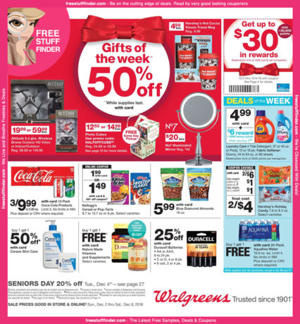 *HOT* Walgreens Ad Preview (Week 12/2 – 12/8)