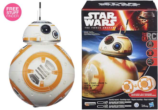 *HOT* $30 (Reg $59) Star Wars The Force Awakens RC BB-8 Figure + FREE Shipping