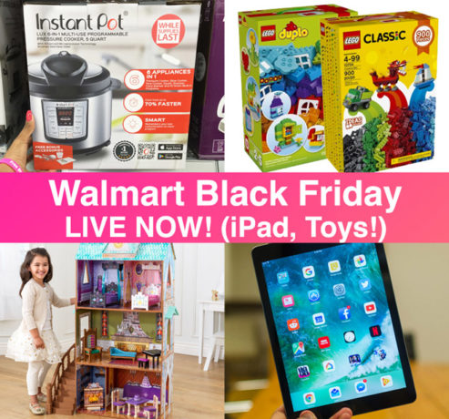 RUN! Walmart Black Friday Deals Are LIVE Online! (iPad, Instant Pot, Legos, TOYS!)