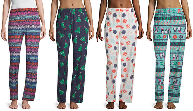 Women’s & Kids Pajamas Pants JUST $3.74 (Reg $24) at JCPenney - Don't Miss Out!