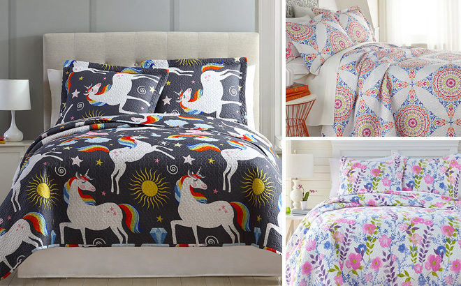 Up To 85% Off 3-Piece Quilt Sets at Zulily - Starting at JUST $14.79 (All Sizes Included!)