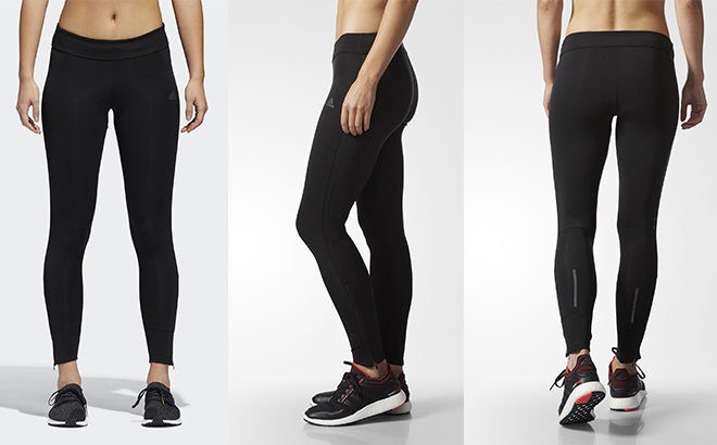 Adidas Women's Response Long Tights (Black) ONLY $21 (Reg $55) + FREE Shipping