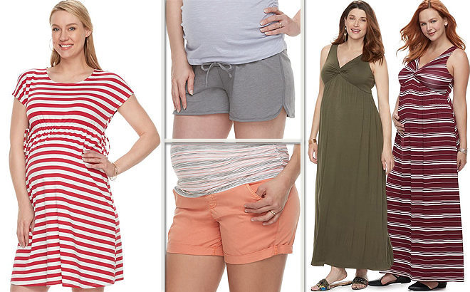 A:Glow Maternity Clothes, Starting at JUST $2 + FREE Shipping (Kohl's Cardholders)