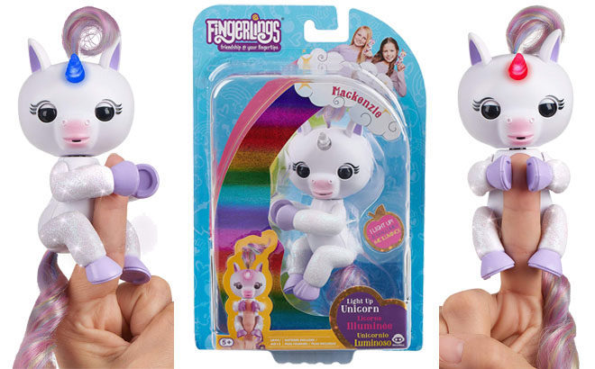 Fingerlings Light Up Unicorn ONLY $9.99 + FREE Shipping (Reg $18)