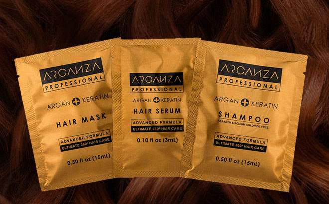 FREE THREE Arganza Hair Care Samples + $10 Gift Voucher (Limited Supplies, Hurry!)