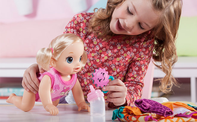 Baby Alive Baby Go Bye Bye - Blonde Hair ONLY $29.97 (Regularly $50) at Walmart