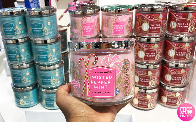 Bath & Body Works 3-Wick Candles $12.95 (Regularly $24.50) + FREE Item ($14 Value!)