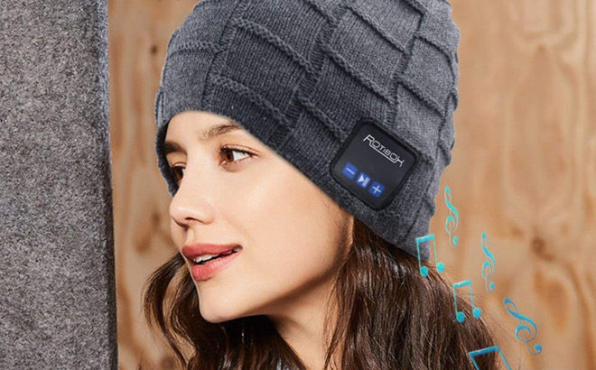 Amazon: Bluetooth Beanie Hat with Wireless Headphones JUST $27.99 + FREE Shipping