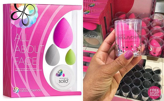 Beautyblender All About Face 4-Piece Set JUST $20 (Regularly $42) + FREE Shipping