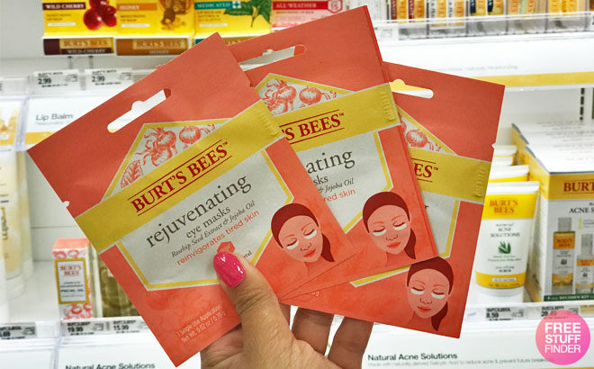 Burt’s Bees Rejuvenating Eye Masks Only 65¢ (Regularly $2.32) at Target - Easy Deal!