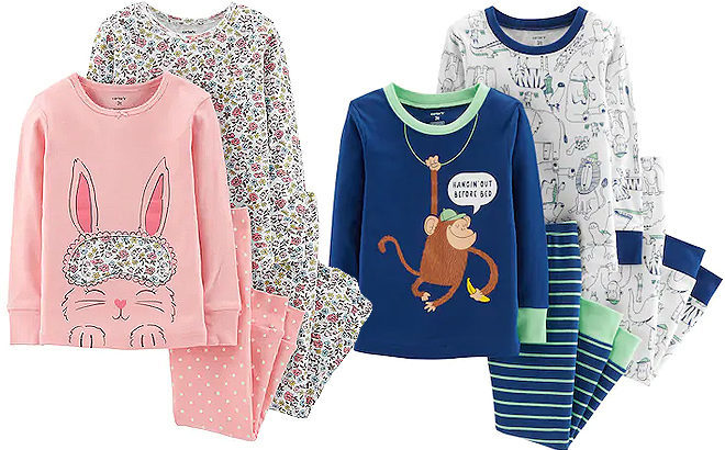 Carter’s Pajama 4-Piece Sets ONLY $10 (Regularly $34) – Just $5 Per Pair at Kohl's!