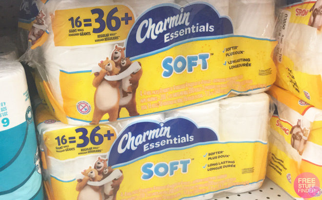 Charmin Essentials Toilet Paper 16-Count ONLY $5.40 (Just 33¢ per Giant Roll)