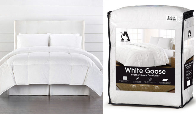 Feather Down Comforter $49.99 + FREE Shipping at JCPenney (All Sizes!)