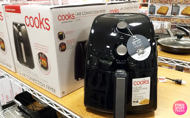 Cooks 2.5L Air Fryer Just $29.99 + FREE Shipping (Reg $100) - Black Friday Deal!