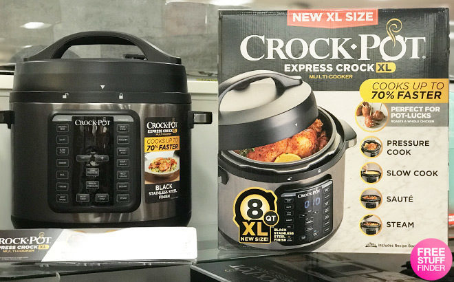 Crock-Pot 8-Quart XL Pressure Cooker for JUST $55.99 + $10 Kohl’s Cash (Reg $140) - Better Than Black Friday Price! 🔥