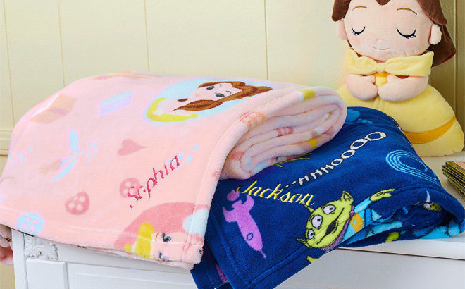 Disney Fleece Throws Starting at ONLY $8 (Mickey, Minnie, Frozen, Belle) - Today Only!