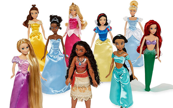 Disney Princess 9-Doll Set ONLY $55 (Regularly $110) + FREE Shipping