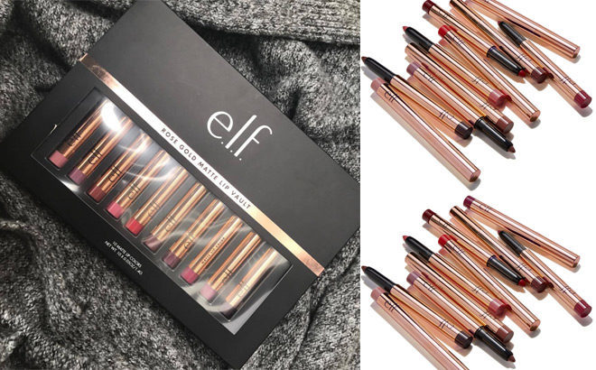 *HOT* 50% Off $30+ e.l.f. Cosmetics Purchase (Rose Gold Matte Lip Vault ONLY $17.50)