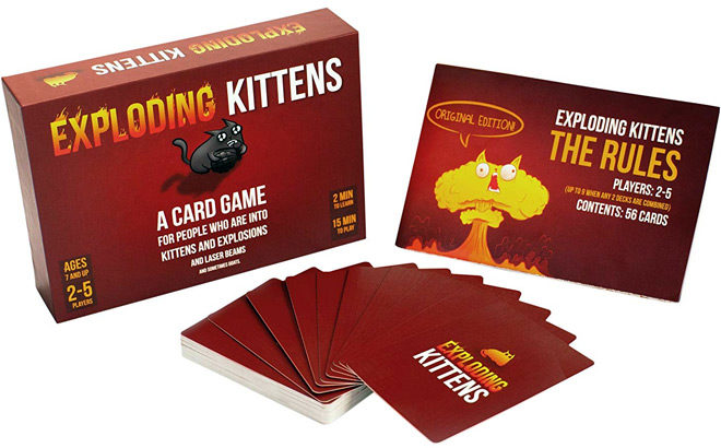 Exploding Kittens Card Game for JUST $13.99 at Amazon (Reg $20) - Today Only!