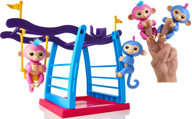 Fingerlings Playset & TWO Fingerlings Monkeys Only $10.97 (Regularly $40)