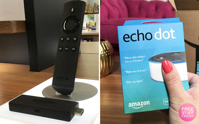 Fire TV Stick with Alexa Voice Remote & Echo Dot JUST $39.98 + FREE Shipping (Reg $80)
