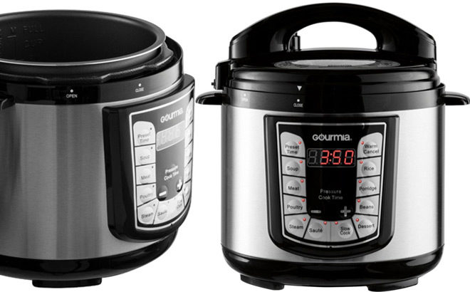 Gourmia 4-Quart Pressure Cooker Just $27.99 + FREE Shipping (Regularly $60)