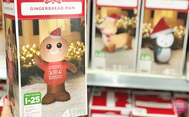 Holiday Time Inflatable Gingerbread Man ONLY $14.57 at Walmart