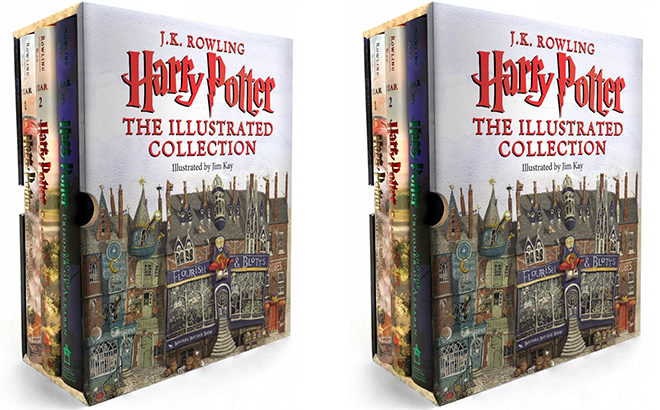 Harry Potter The Illustrated Book Set (Books 1-3) ONLY $56.50 (Reg $120) + FREE Shipping