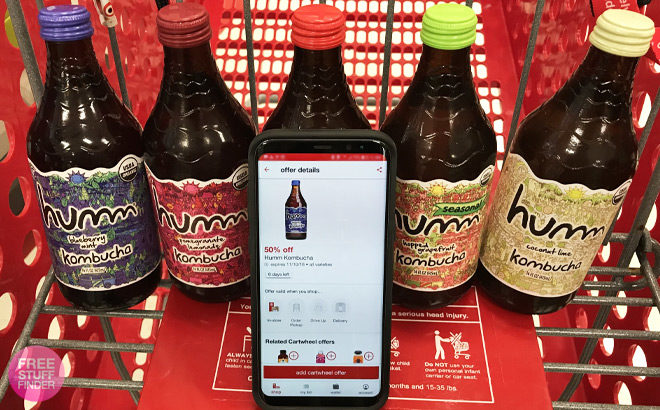 50% Off Humm Kombucha Drinks at Target - All You Need Is Your Smartphone!