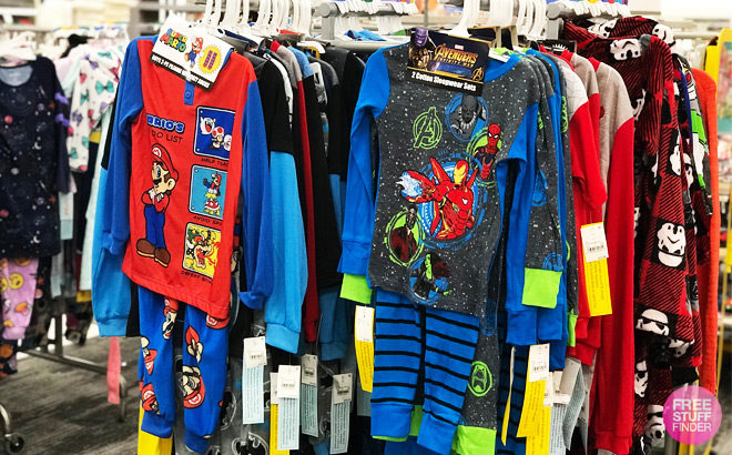 Kids' Characters Pajama Sets Only $10 at Target (Disney, Star Wars, Minecraft, Marvel!)