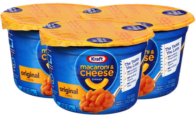 Kraft Easy Mac Microwavable Cups 10-Pack Only $4.98 + FREE Shipping at Amazon