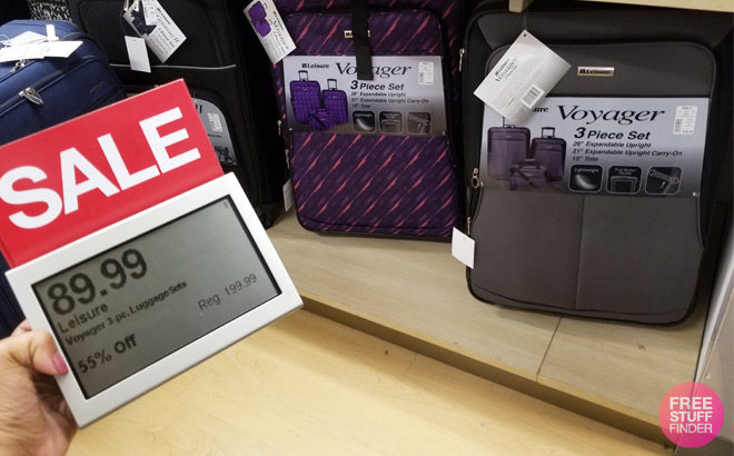 Leisure 3-Piece Luggage Set Only $67.99 + $10 Kohl's Cash + FREE Shipping (Reg $200)