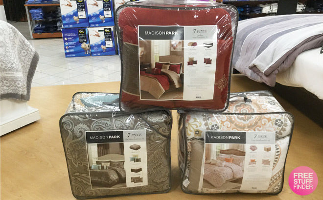 Madison Park 7-Pc Comforter Sets ANY Size $63.99 + $15 Kohl's Cash + FREE Shipping