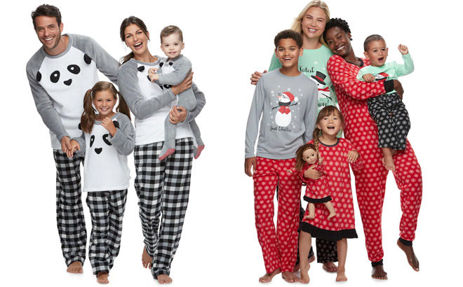 Matching Holiday Pajamas for the Family Starting at JUST $3.19 Each (Today Only!)