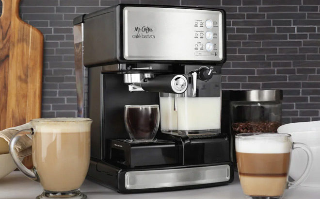 Mr. Coffee Espresso & Cappuccino Maker Only $99.99 (Reg $200) + FREE Shipping