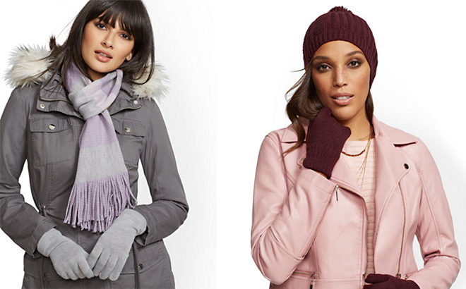 New York & Company 2-Piece Scarf & Gloves Set ONLY $5 (Regularly $23) + FREE Shipping