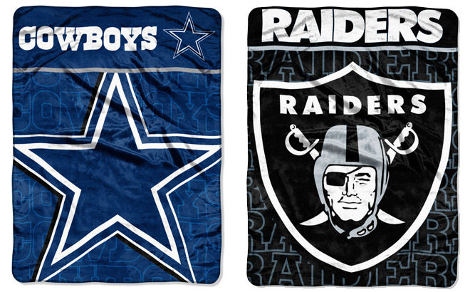 NFL Micro Raschel Throws JUST $12.88 - Reg $28 (Broncos, Cowboys, Giants)