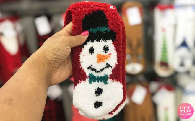 Old Navy Cozy Holiday Socks for JUST $1 (Today & In-Stores Only)