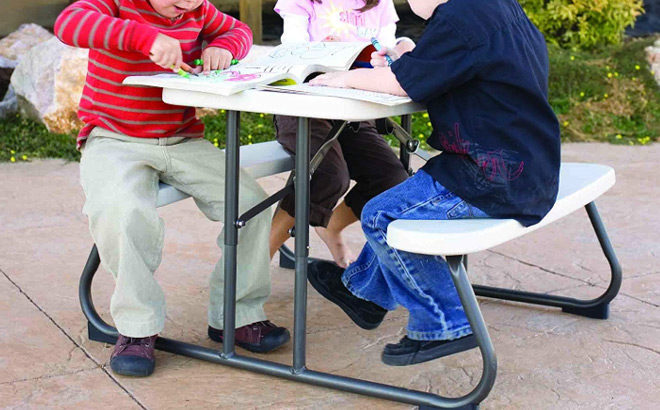 Amazon: Lifetime Kids Picnic Table Just $44 (Regularly $90) + FREE Shipping