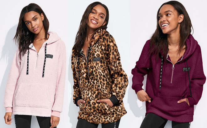 Victoria’s Secret PINK Sherpa Hoodie $35 (Reg $80) - Black Friday LIVE!