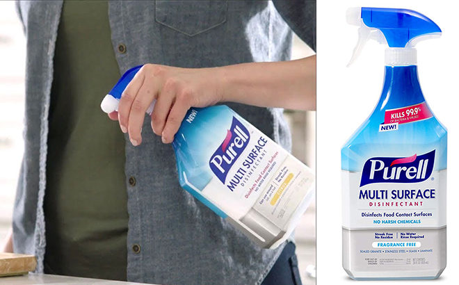 Amazon: Purell Disinfectant Spray 2-Pack ONLY $5.99 + FREE Shipping