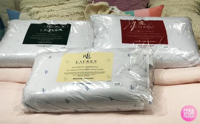 Macy's: Ralph Lauren Logo Pillows Starting at ONLY $5.99 (Regularly $20)