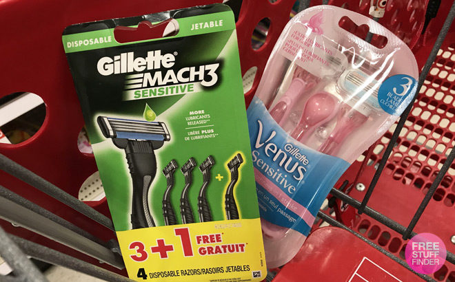 Gillette & Venus Sensitive Disposable Razors Just $1.49 Each at Target (Regularly $7)