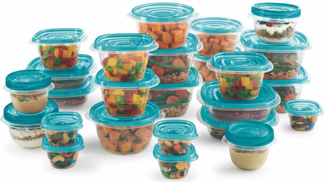 *HOT* Rubbermaid 50-Piece Food Storage ONLY $6.98 at Walmart - Two Colors!