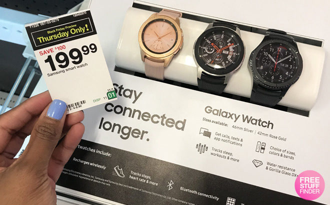 *HOT* Samsung Smartwatch Just $199.99 (Reg $300) - Black Friday Prices TODAY Only!