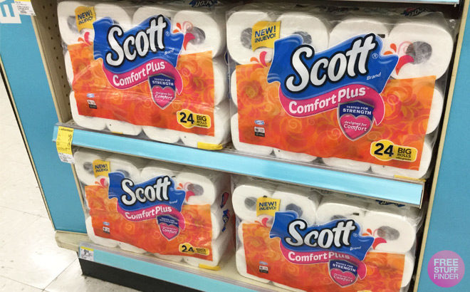 Scott ComfortPlus Toilet Paper 24 Rolls for Only $6.50 Each at Walgreens - 27¢ per Roll!