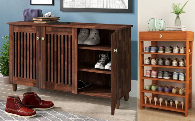 Shoe Storage Up to 70% Off (Shoe Boxes, Racks, Hanging Organizers) – From $4.28!