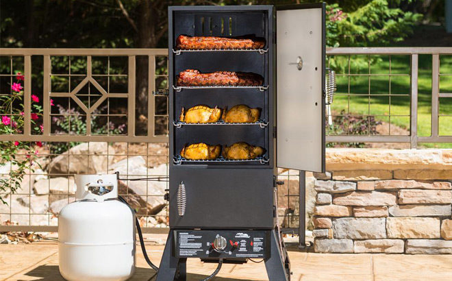 Masterbuilt Pro Charcoal & Propane Dual Fuel Smoker Only $99 + FREE Pickup (Reg $179)