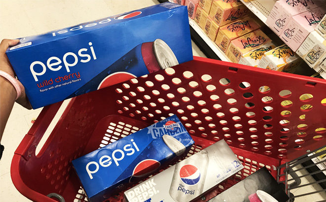 40% Off Pepsi, Crush & Schweppes Soda Cans at Target - Just Use Your Phone!